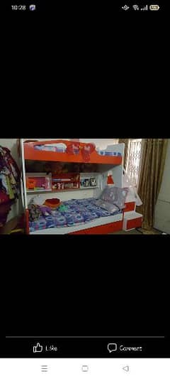 Mickey mouse bunk bed