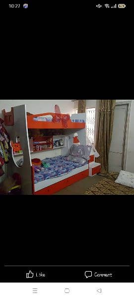 Mickey mouse bunk bed 1
