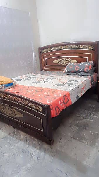 chinoty bed set 3 piece almari king size bed 2 sid table 3