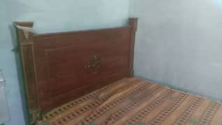 Double Bed with mattress for sale urgent 0