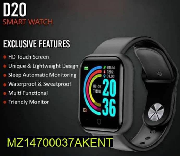 D20 Bluetooth Smart Watch. 1