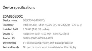 Lenovo X1 Carbon I7 4TH GEN 8Gb Ram 256Gb SSD CARD
