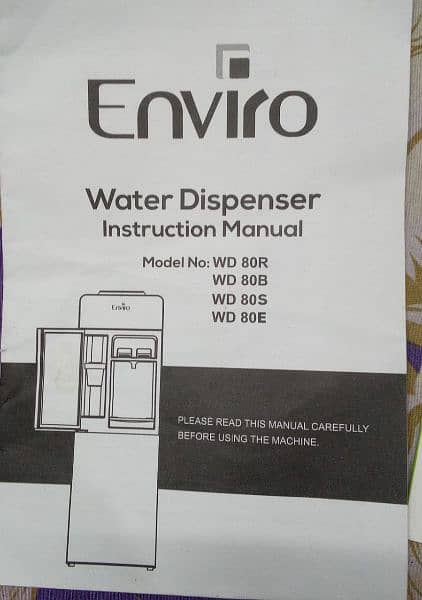 Enviro water dispenser 1