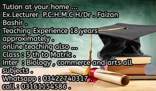 Home tution and also online tuition .