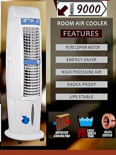 Tower air cooler double blower