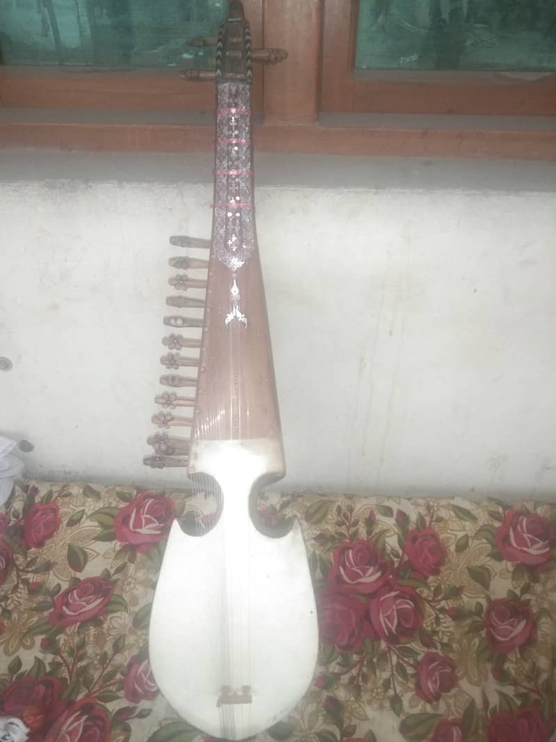 27 inch purly Afghani rabab made in Afghanistan by Naeem Ullah ustad 4