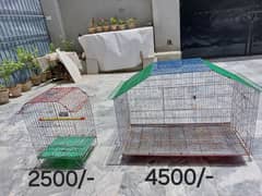 Cages for rabbits and birds