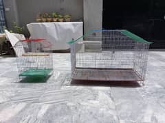 Cages for rabbits and birds