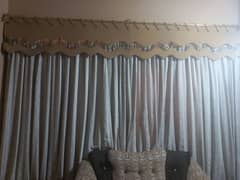 curtains with good fall and pelmet