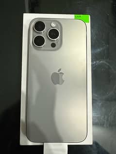 I Phone 15 Pro Max HK 256 GB PTA Approved