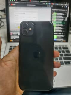 iphone 11 non pta 64 GB 8 by 10 battery change baki all genuine 0