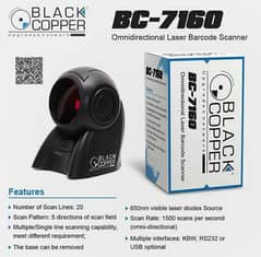 Black Copper Barcodd Scanner Omnidirectional BC7160 0