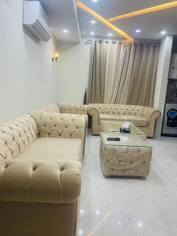 500 SQFT FURNISHED FLAT AVAILABLE FOR RENT IN BAHRIA TOWN SECTOR C 2