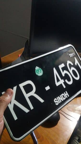 all car and baike new embossed Number plate delivery available all Pak 6