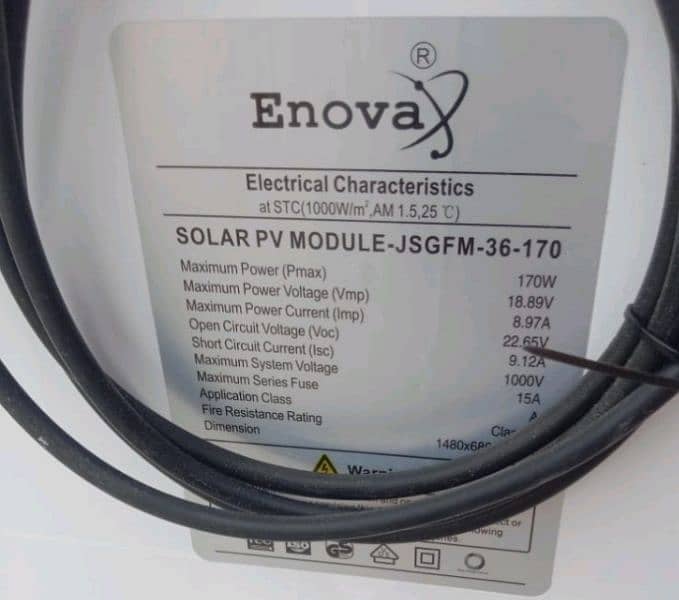 Enova solar panel 1