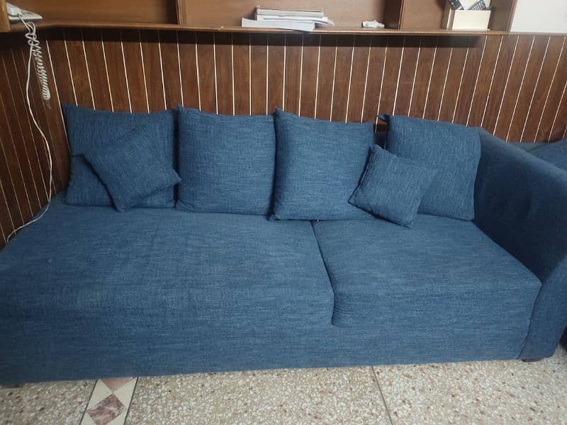 L- shaped sofa set 0