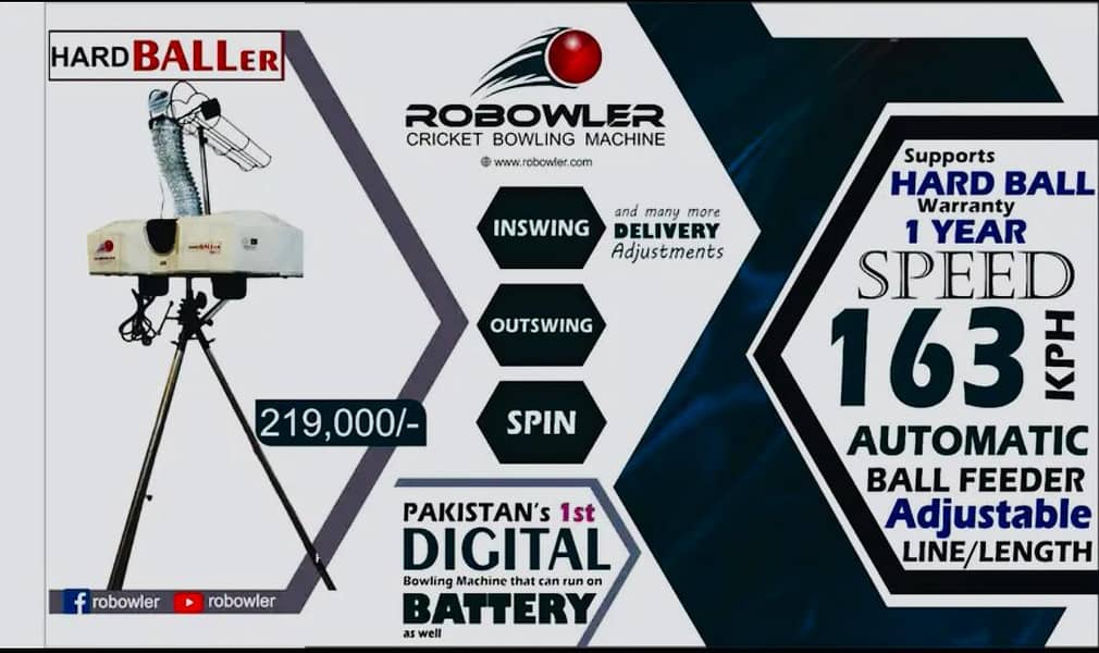 ROBOWLER Bowling Machine / Cricket Bowling Machine in Pakistan 3
