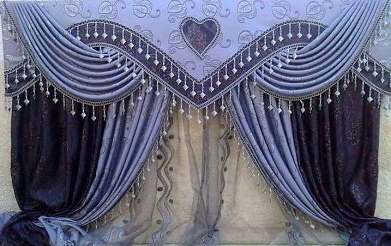 Fancy curtains jhalar dezine imported verity 5