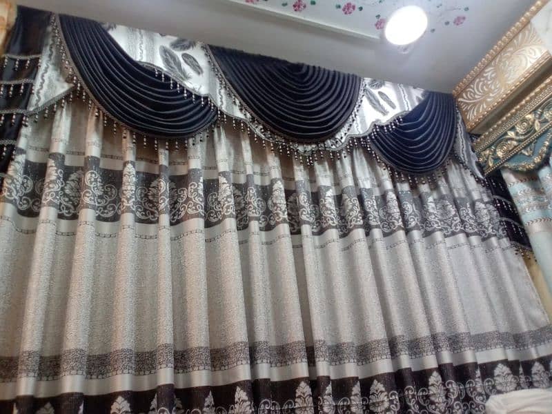 Fancy curtains jhalar dezine imported verity 11