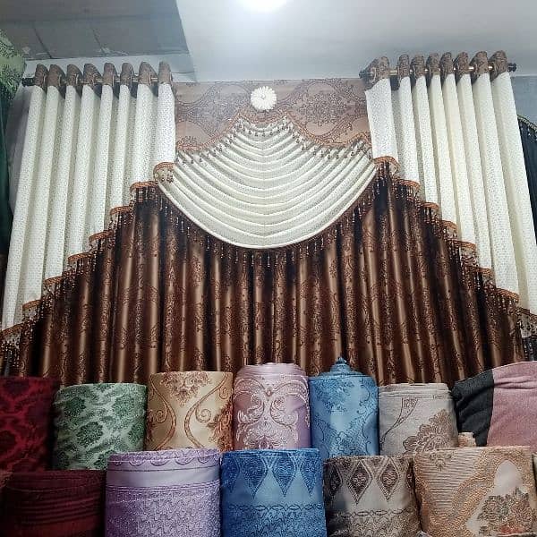 Fancy curtains jhalar dezine imported verity 18