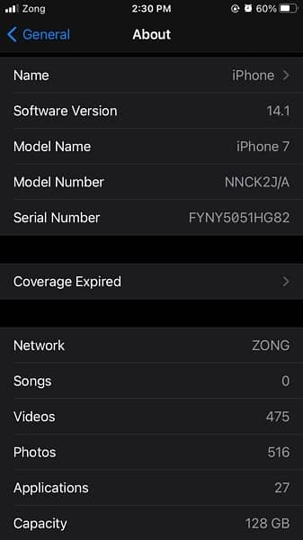 iPhone 7 black clr all ok battery  storage 128 4