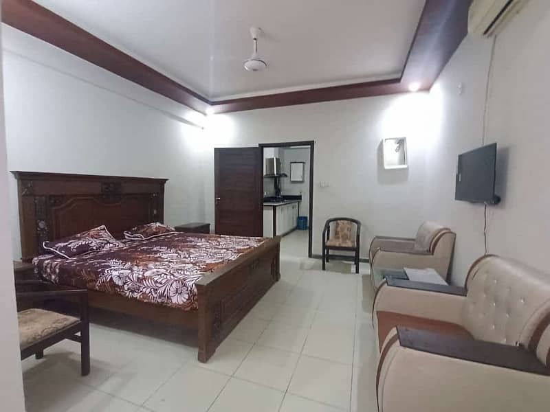 1 bed fully furnshd apartment for rent 10