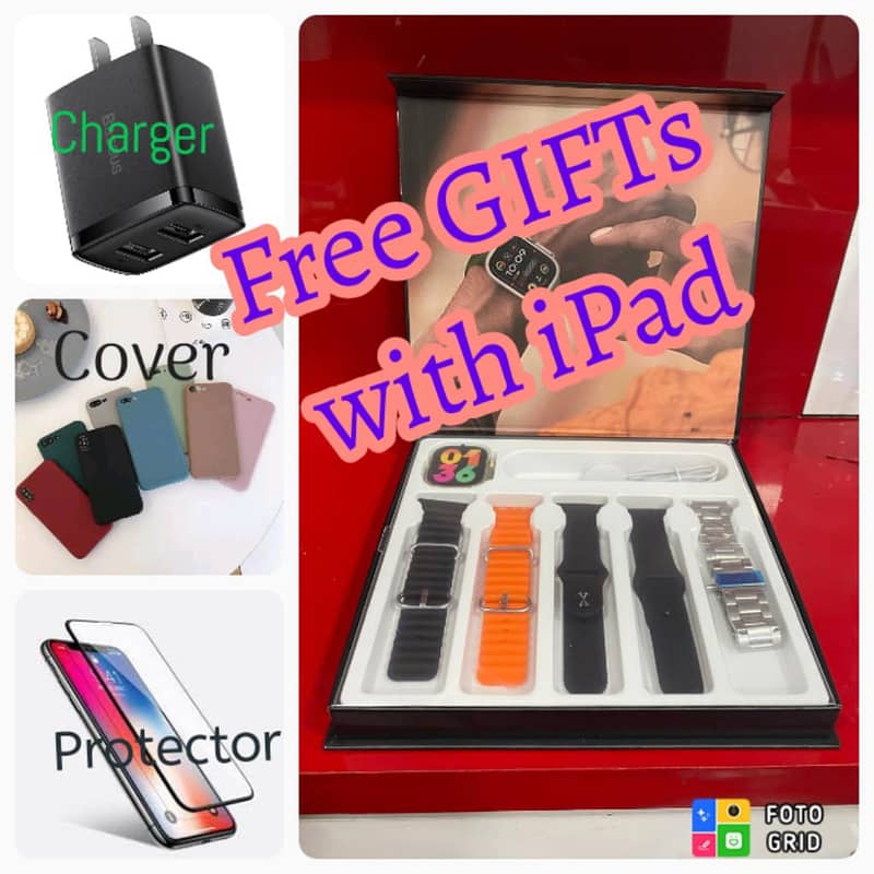 Ipad 7th and 8th generation 32gb with free gift 2