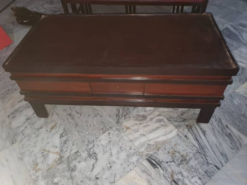 1 center table along with 2 side tables for sale 3