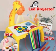 kids led projection drawing board set 0