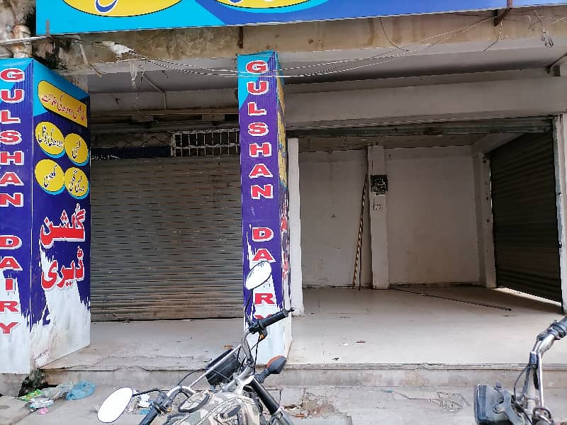 275 Square Feet Shop For rent Available In Gulshan-e-Iqbal Town 1