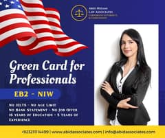 USA Green Card for Professionals while residing in Pakistan