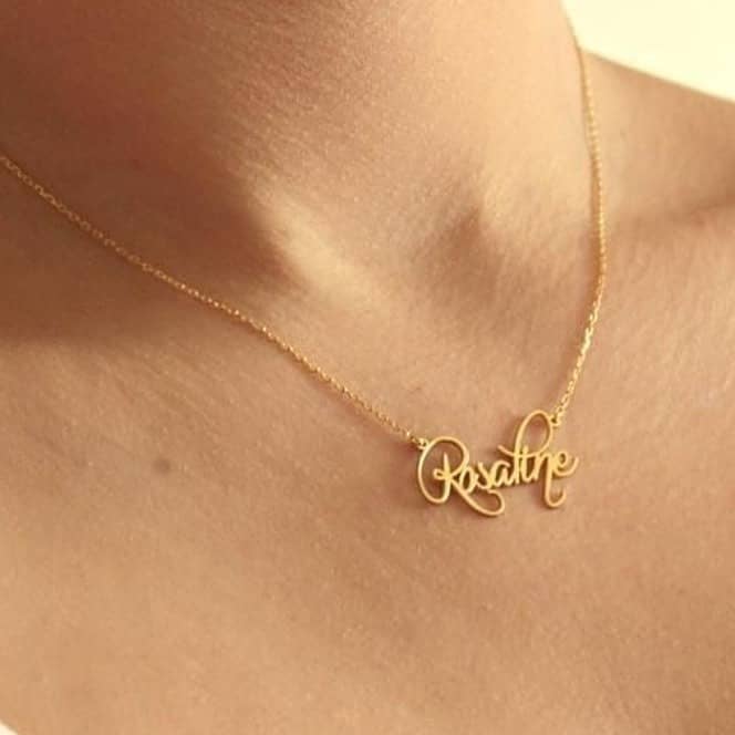 Signature Style Name Necklace With 1 Year Warrenty, Name Necklace 6