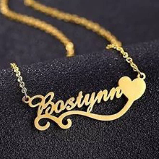 Signature Style Name Necklace With 1 Year Warrenty, Name Necklace 15