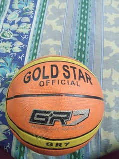 Gold star  original basketball for sale 0