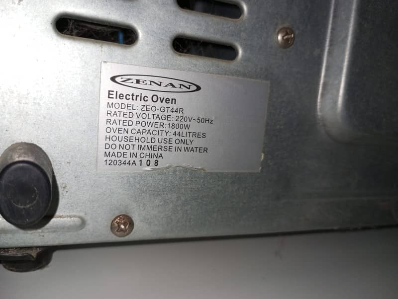 ZENAN Electric Oven ZEO-GT44R 3