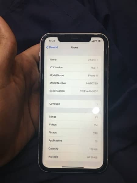 IPhone 11 PTA approved waterpack 85% battery Health 2