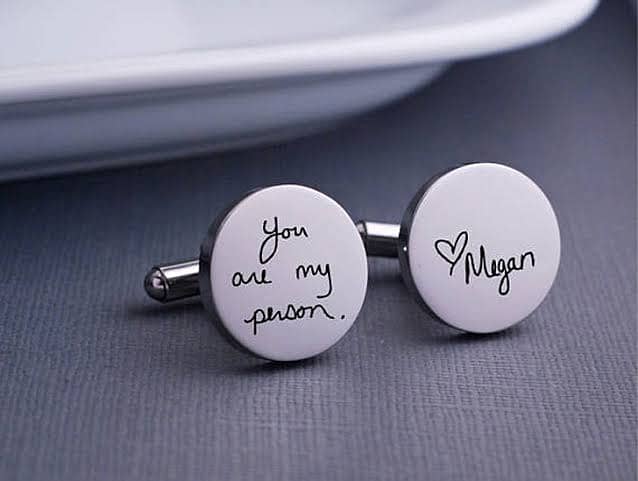 Customized Cufflinks: Wear Your Name with Pride, Name Studs, Cufflinks 5