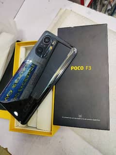 Poco F3 8/256 with box & charger dual sim official approved mint cond