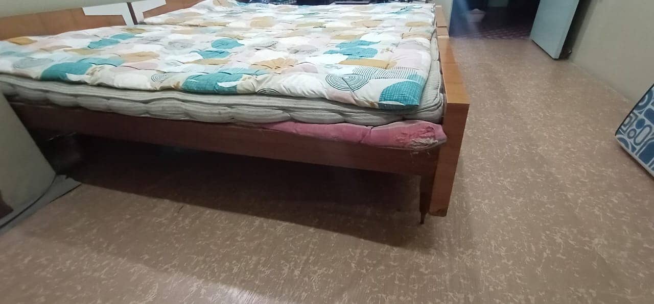 2 Single Bed (Home Used) Good Condition 2