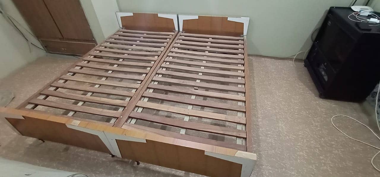2 Single Bed (Home Used) Good Condition 5