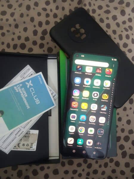 infinix  note 7 6gb 128gb g70 processor with box only 2