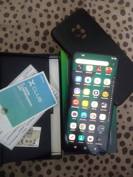infinix  note 7 6gb 128gb g70 processor with box only 3