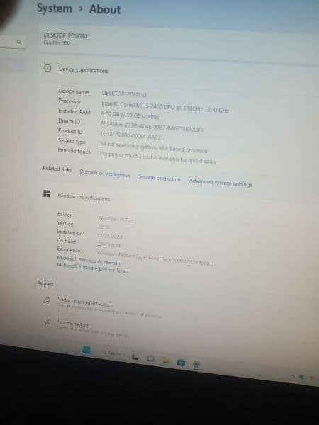 Dell Full setup pc all ok exchange possible 7