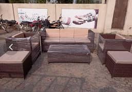 outdoor garden furniture Rattan Furniture uPVC chair park benches
