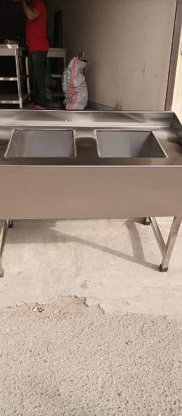 Washing Sink non magnet stainless steel 6