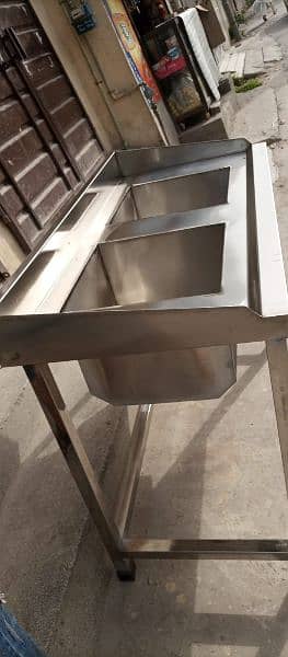 Washing Sink non magnet stainless steel 7