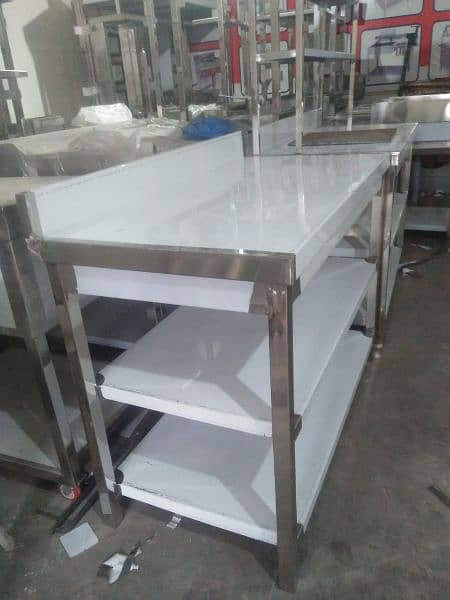 Working Table with gentry non magnet stainless steel 8