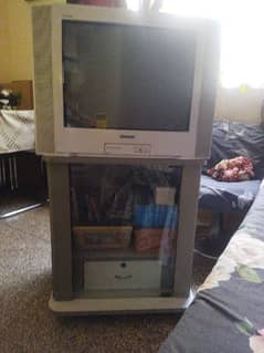 Sony TV with TV trolley