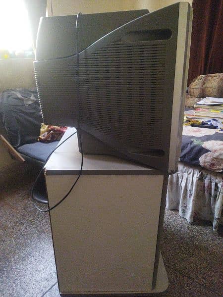 Sony TV with TV trolley 1