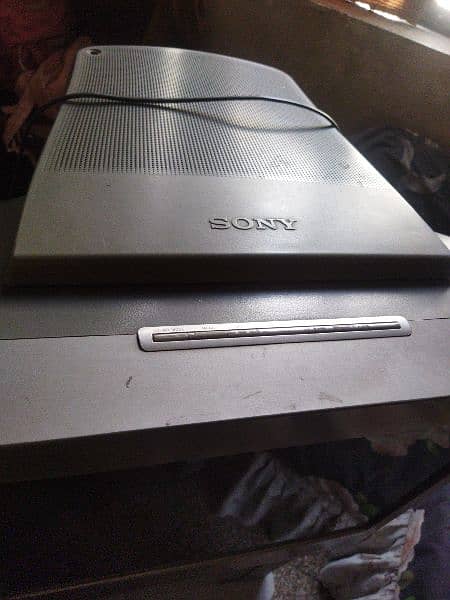 Sony TV with TV trolley 4